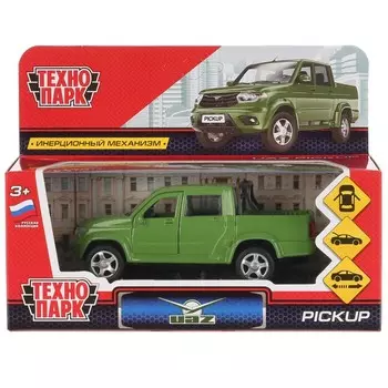 Машина металлическая UAZ, Технопарк PICKUP-GN