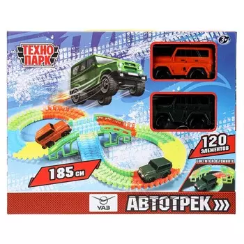 Машина металлическая UAZ, Технопарк TRACK-HUNTER-2