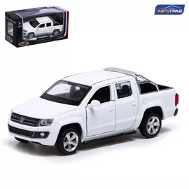 Машина металлическая volkswagen amarok, 1:46, инерция, открываются двери, цвет белый