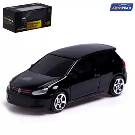 Машина металлическая volkswagen golf gti, 1:64, цвет черный