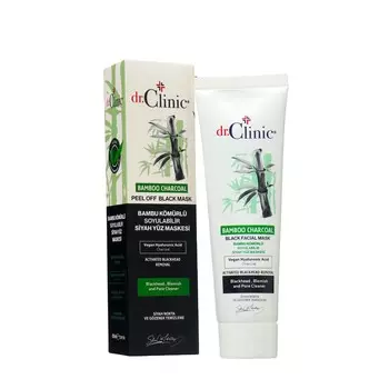 Маска для лица dr.clinic с бамбуковым углем, 100 мл