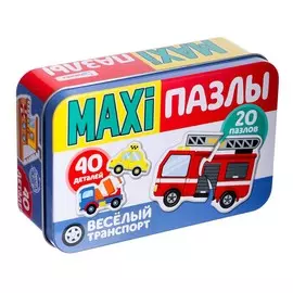 Макси - пазлы в металлической коробке