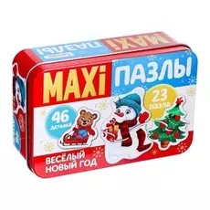 Макси-пазлы в металлической коробке