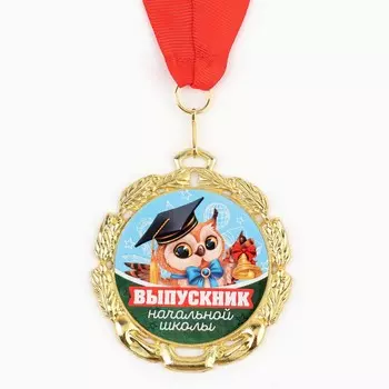 Медаль школьная на выпускной