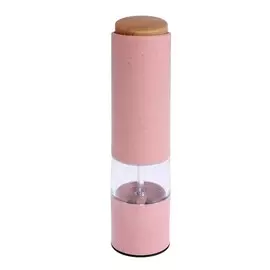 Мельница электрическая luazon let- 003, пластик, от батареек, розовая