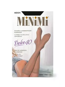 Гольфы Mini DOLCE 40 (2 пары) Nero