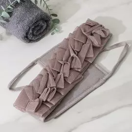 Мочалка для тела массажная доляна