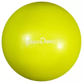 Мяч для художественной гимнастики grace dance, d=16,5 см, цвет салатовый