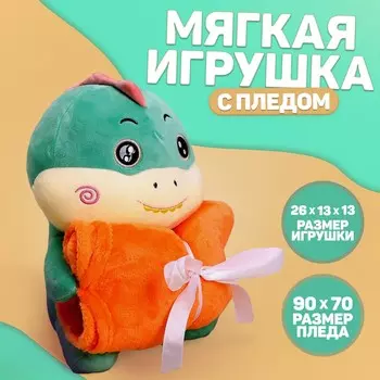Мягкая игрушка с пледом