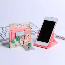 Подарочный набор, подставка для телефона и кольцо на чехол