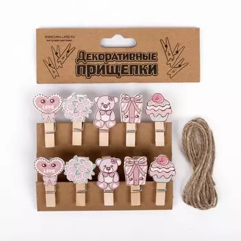 Набор декоративных прищепок