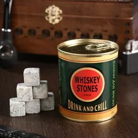 Камни для виски drink and chill, в консервной банке, 9 шт.
