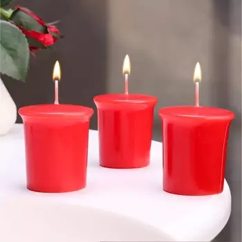 Набор свечей ароматических sweet strawberry, сладкая земляника, 3 шт., 54.5 см