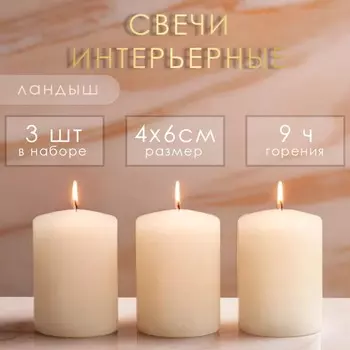 Свеча цилиндр ароматическая