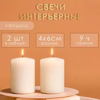 Свеча цилиндр ароматическая