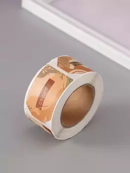 Наклейка бумага крафт