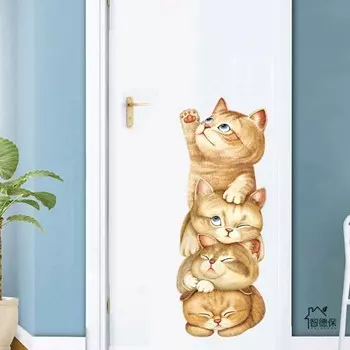 Наклейка пластик интерьерная на дверь
