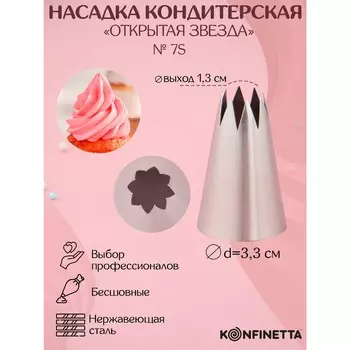 Насадка кондитерская konfinetta
