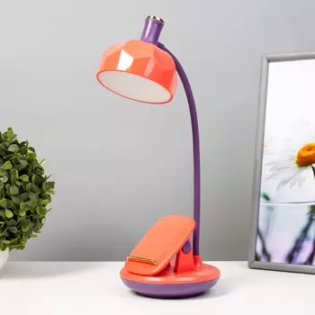 Настольная лампа эдельс led 3 вт 3000-6000к usb акб оранжевый 12.512.539.5 см risalux