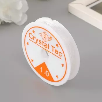 Нить силиконовая 1 мм, 4,5 м, белый