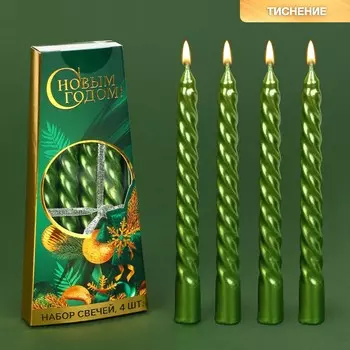 Новогодние свечи витые