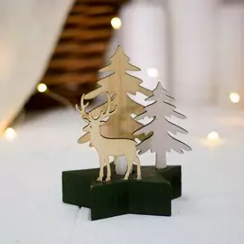 Новогодний декор с подсветкой