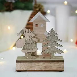 Новогодний декор с подсветкой
