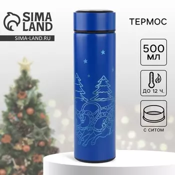 Термос новогодний