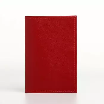 Обложка для паспорта textura, цвет красный