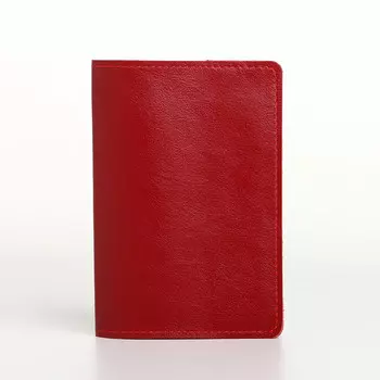 Обложка для паспорта textura, цвет красный