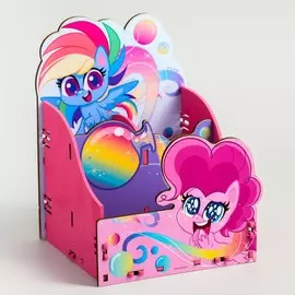 Органайзер для канцелярии, 14х14х16 см, my little pony