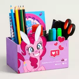 Органайзер для канцелярии, 15х10х8 см, my little pony