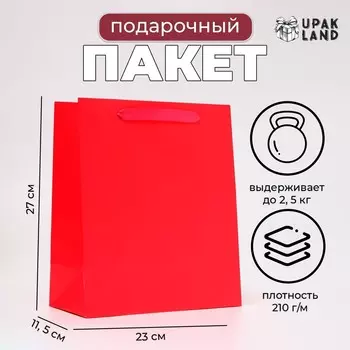 Пакет подарочный ламинированный