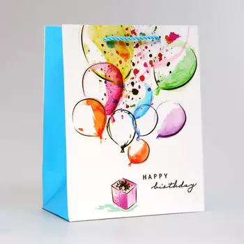 Пакет ламинированный happy birthday, ms 182310 см