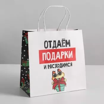 Пакет подарочный новогодний