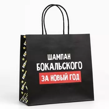 Пакет подарочный новогодний