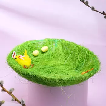Пасхальная декоративная корзинка