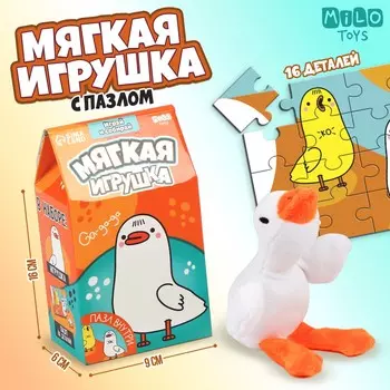 Пазлы с мягкой игрушкой