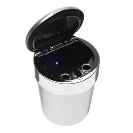 Пепельница для авто torso с подсветкой, хром