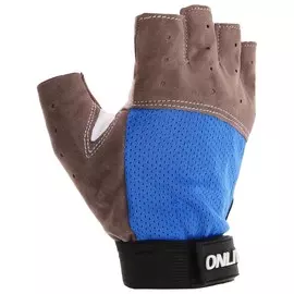Перчатки спортивные, размер m, цвет синий