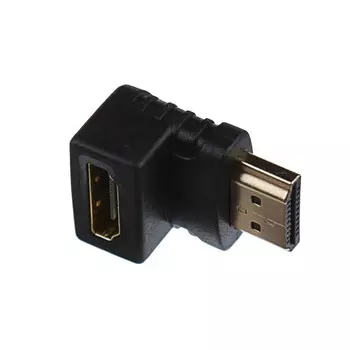 Переходник luazon, hdmi (m) - hdmi (f), угловой