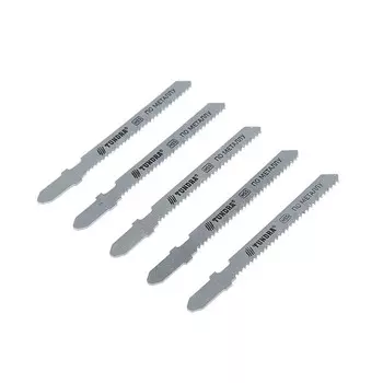 Пилки для лобзика тундра, hss, по металлу, 5 шт. 50/75 х 2 мм, t218b