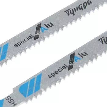 Пилки для лобзиков тундра, по металлу, hss, 50/753 мм, 2 шт.