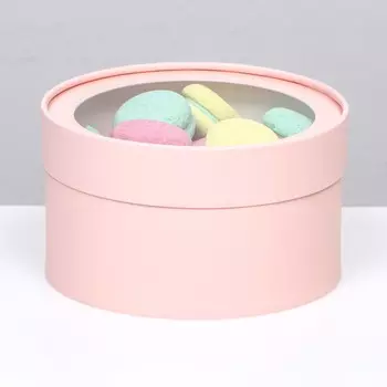 Подарочная коробка круглая