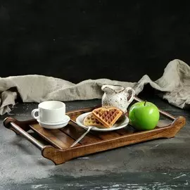 Поднос деревянный для завтрака