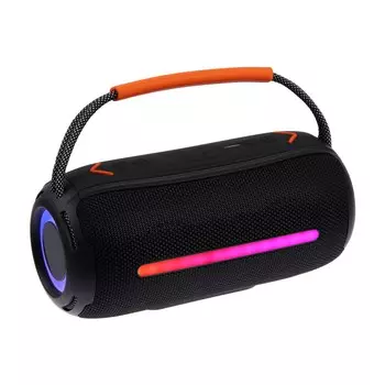Портативная колонка boombox360, 20 вт, 2400 мач, bt5.3, подсветка, черная
