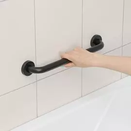 Поручень для ванны антискользящий stlz, 43.575.5 см, черный