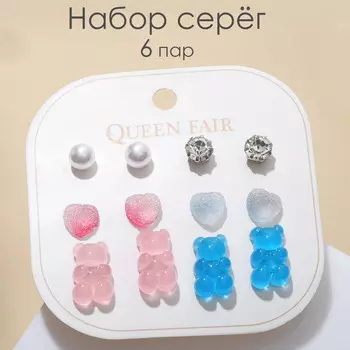 Серьги пусеты qf
