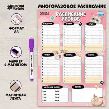 Расписание уроков