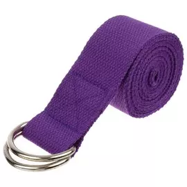 Ремень для йоги sangh, 180х4 см, цвет фиолетовый